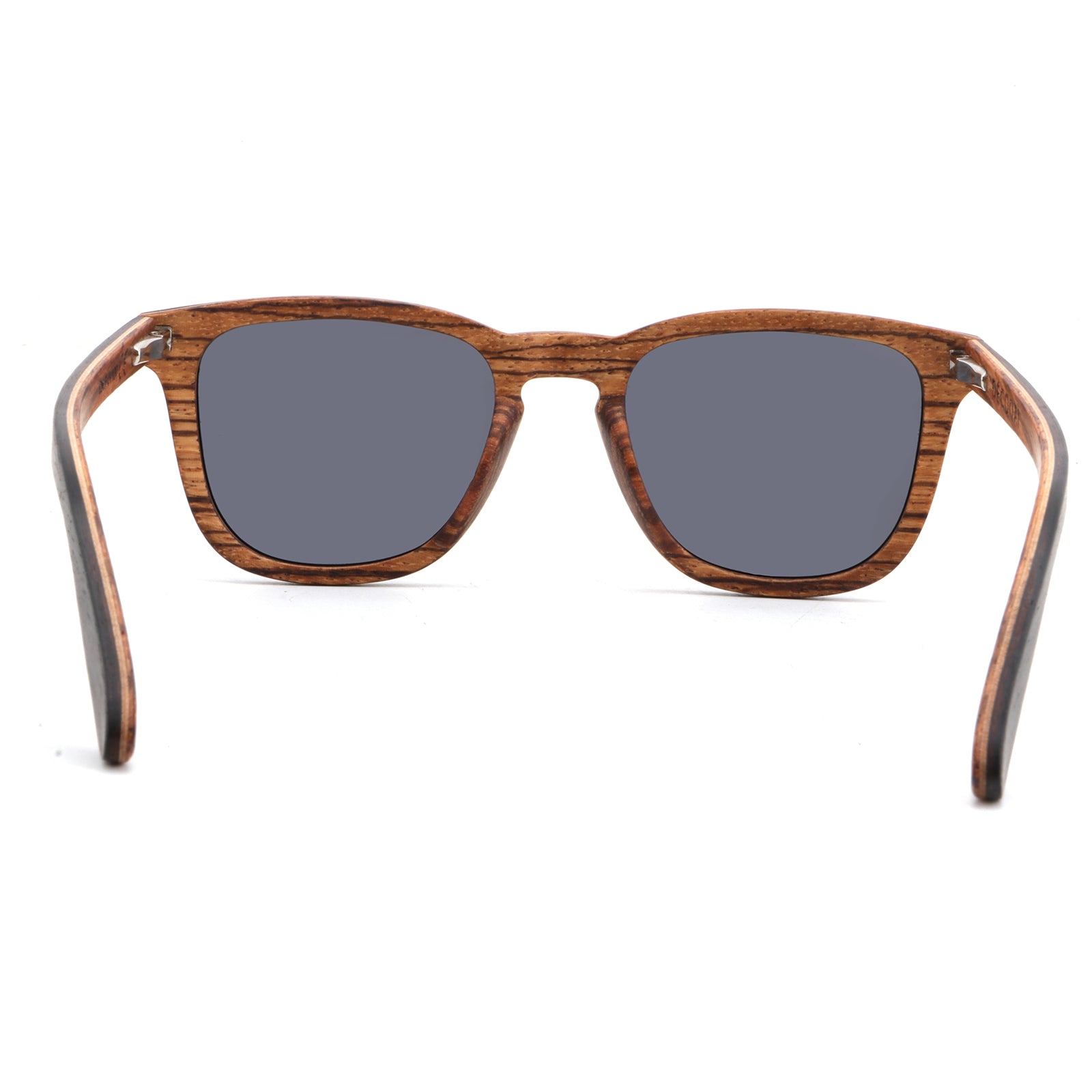 Jasper Ebony Wooden Sunglasses – UV Polarized & Bold Design both Inside Zebrano