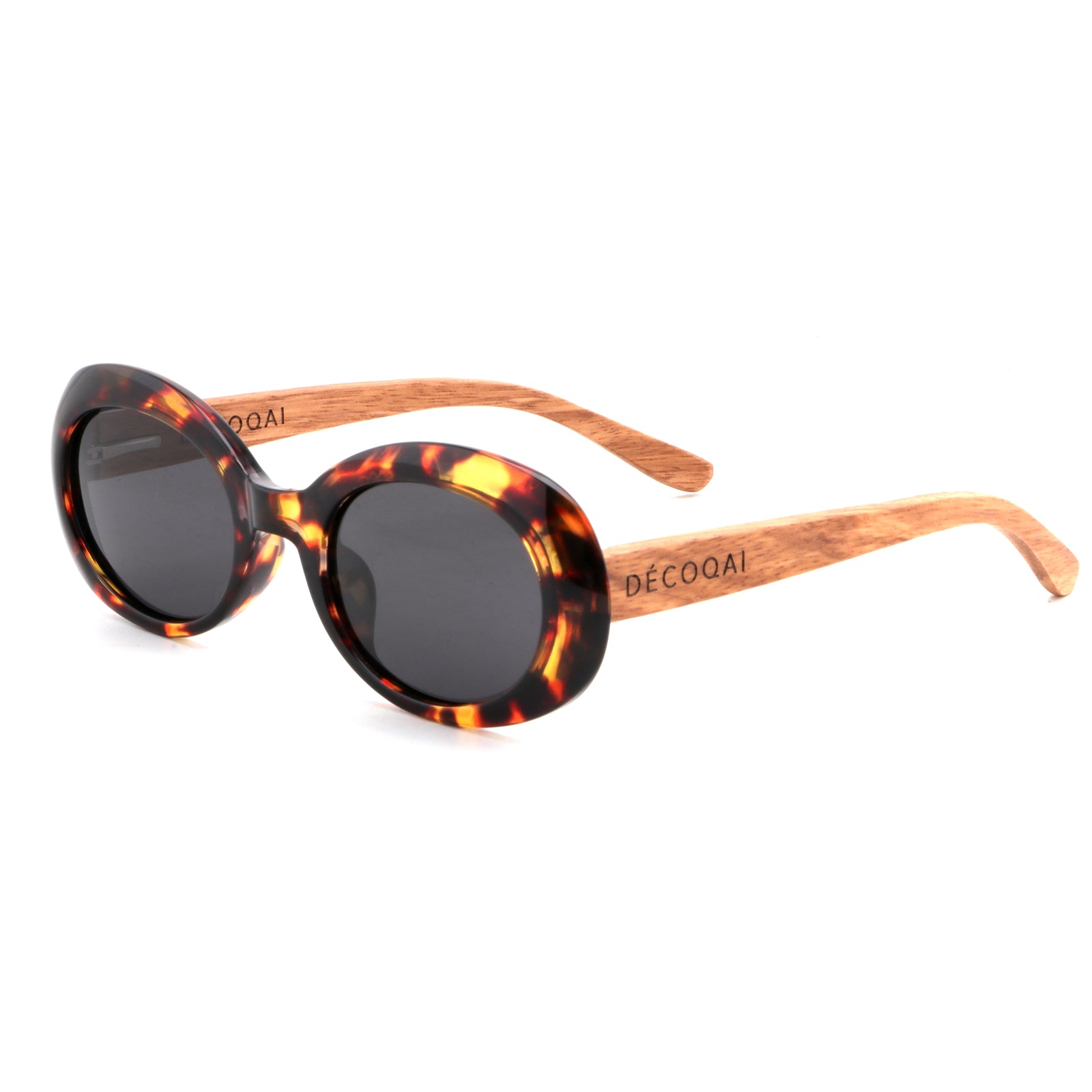 Lunar Safari Wooden Sunglasses – Tortoiseshell & Zebrawood