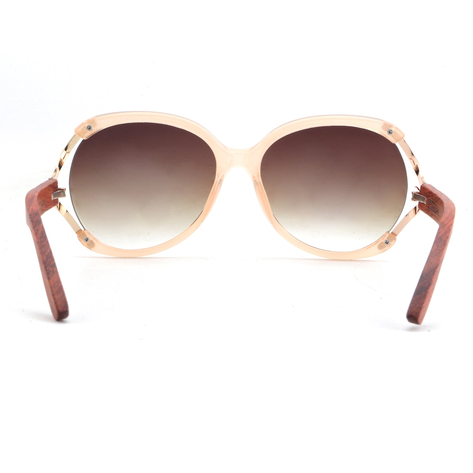 Midnight Haze Wooden Sunglasses – UV Polarized & Elegant with Cork Back