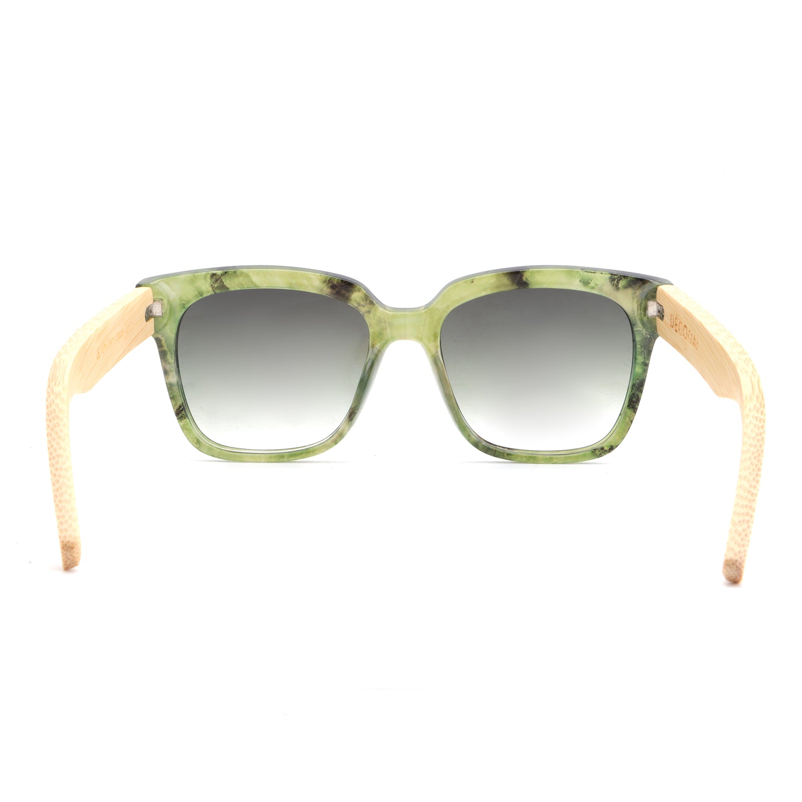 Olive Glaze Wooden Sunglasses – UV Polarised & Lightweight Inside
