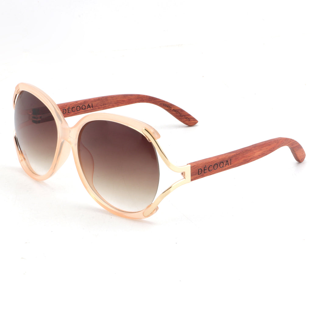 Midnight Haze Wooden Sunglasses – UV Polarized & Elegant