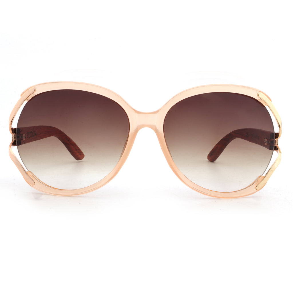 Midnight Haze Wooden Sunglasses – UV Polarized & Elegant